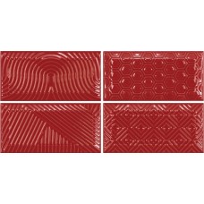 Плитка 7,5*15 METRO PARADISE ROSSO